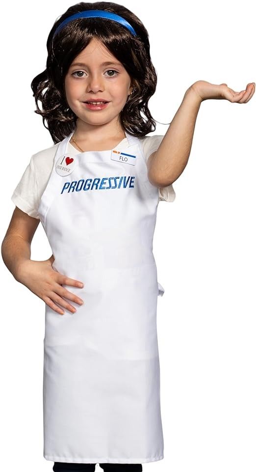 Kids Flo Progressive Halloween Costume Apron Only