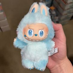 100% AUTHENTIC POPMART  The Monster Big Into Energy Plush Pendant - Hope Blue