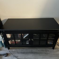 Black Entertainment Center with Storage