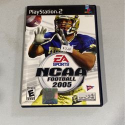 NCAA Football 2005 (Sony PlayStation 2, 2004) PS2