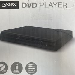 GPX Progressive Scan 2-Channel DVD Player with Remote Control D200B NIB