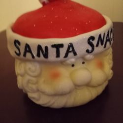 Santa Cookie Jar