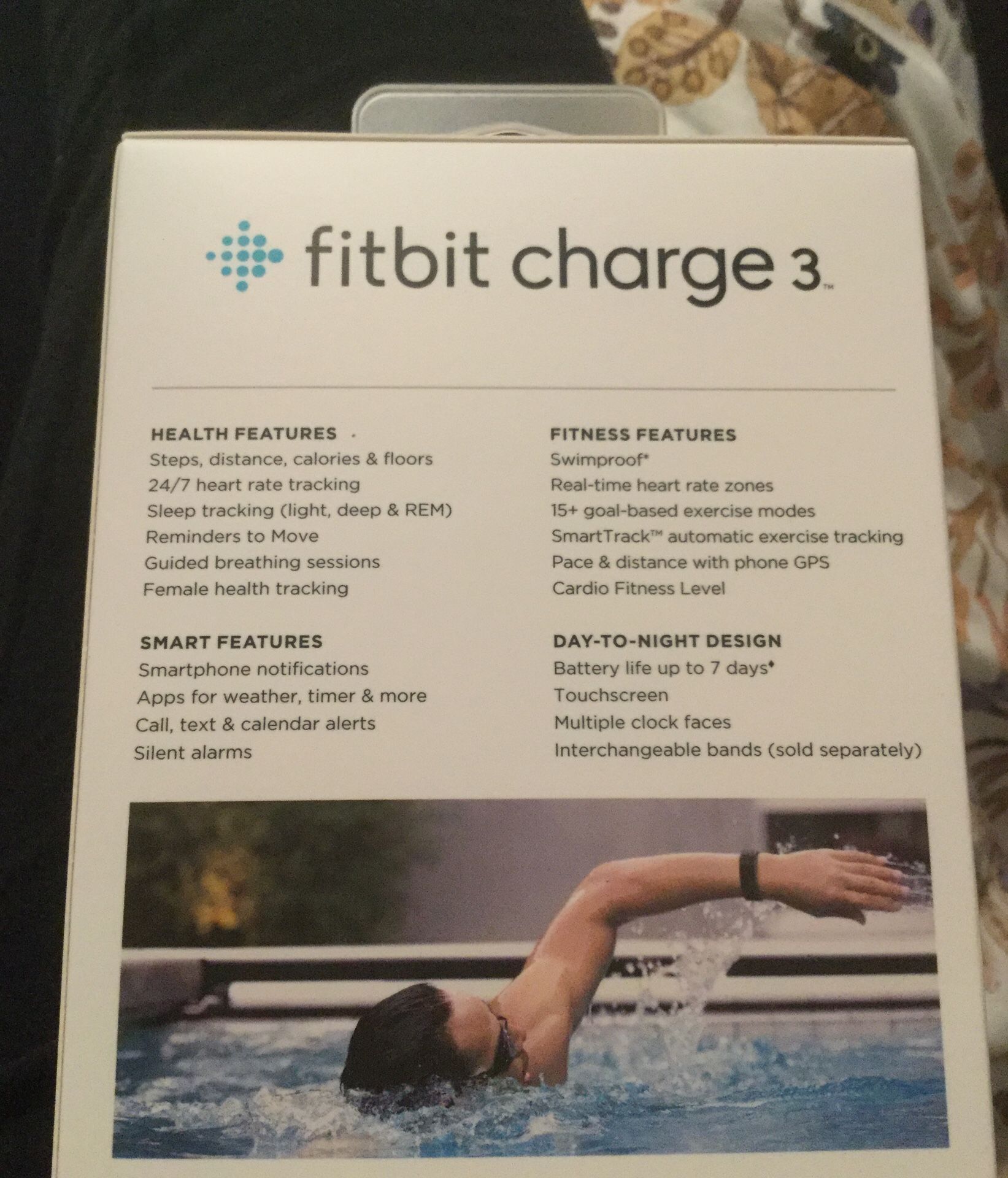 Unopened box Fitbit charge 3