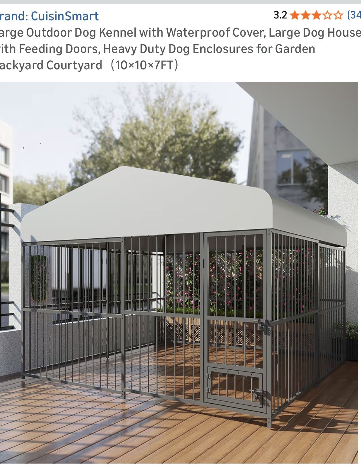 10 X 10 Dog Kennel (new I'm Box)