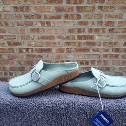 Birkenstock Buckley Clog Matcha Color 41 Women's US Size 10 Men 8 New 