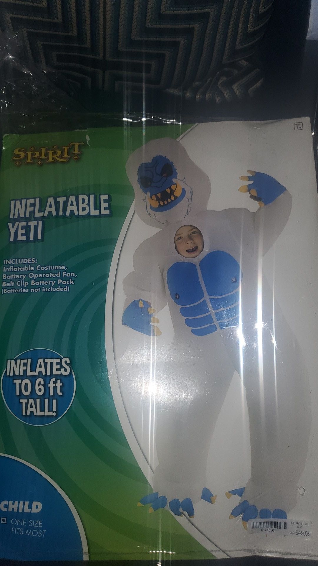 New Inflatable yeti costume