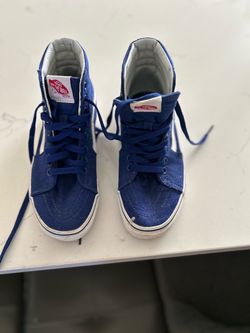 Vans SK8-Hi Blue Canvas High-Top Sneakers