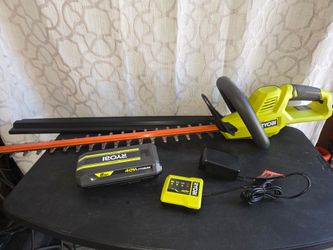 Ryobi 40v Hedge Trimmer with Battery & Charger (Price is Firm)