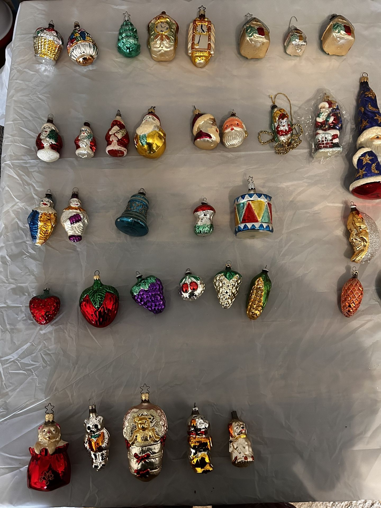 Vintage Mercury Glass Christmas Ornaments β Full Collection or Individual Pieces
