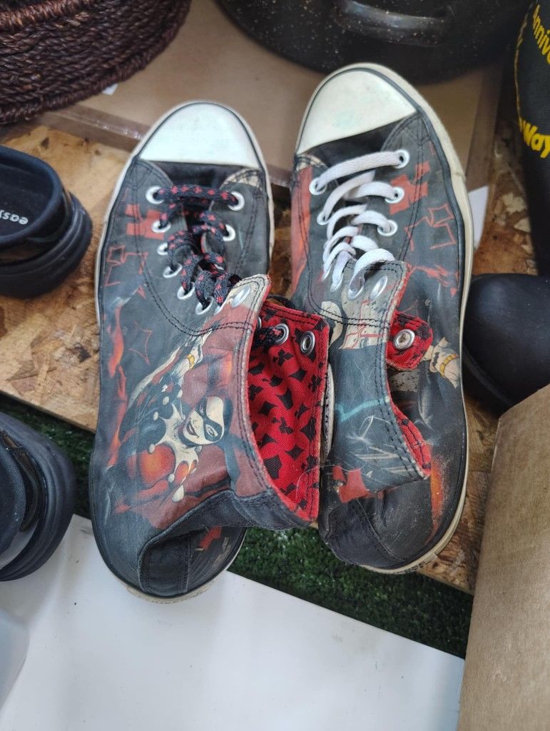 Harley Quinn Converse Mens Size 10