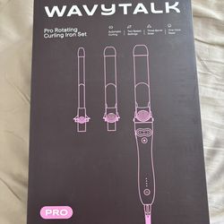 WAVYTALK Pro Rotating Curling Iron Set