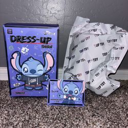 Stitch Top Toy Dress Up Show Pendant Keychain  