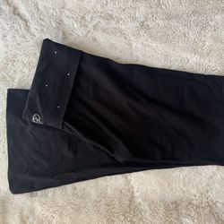 Pink High Rise Flare Leggings