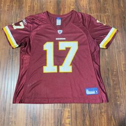 Washington Redskins J. Campbell #17 Reebok Red Jersey YOUTH/KIDS SizeXL Preowned  