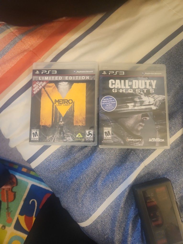 2 For 1 Ps3 Call Of Duty Ghost And Meteo Last Light