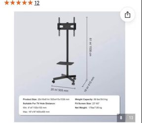 VEVOR TV Stand Mobile