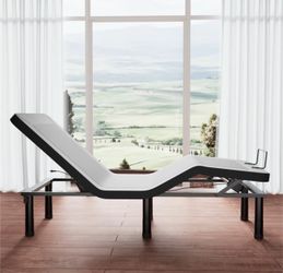 Adjustable twin xl bed frame and mattress