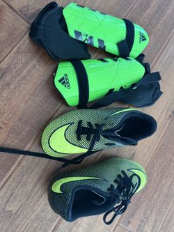 Nike Cleats And Adidas Shin