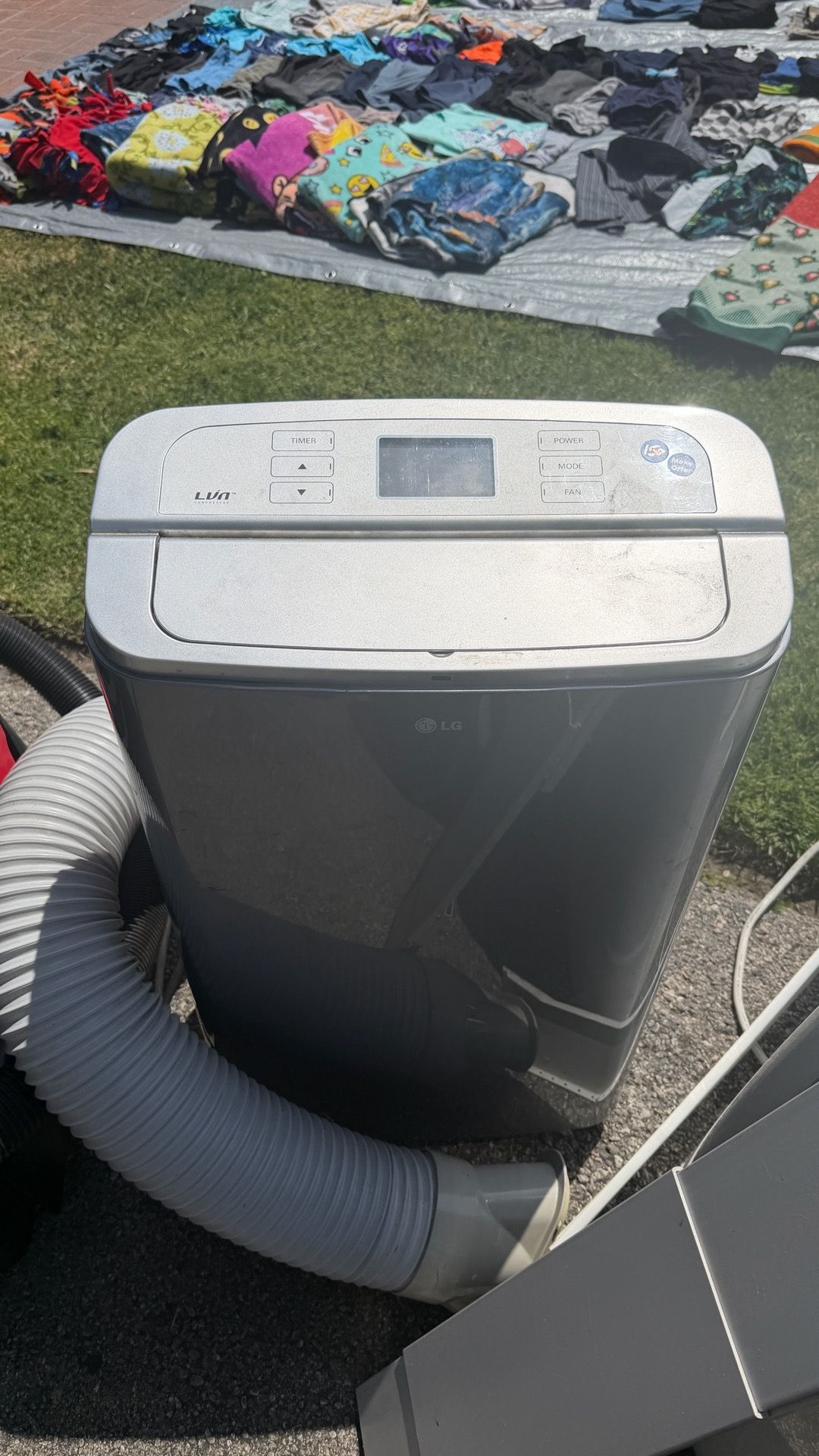 Used LG 13000BTU Portable AC Unit w Remote LP1311BXR