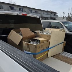 Slant Walls And Hooks. Store Displays. 