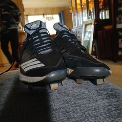 Adidas Icon Bounce Mens Black Cleats 