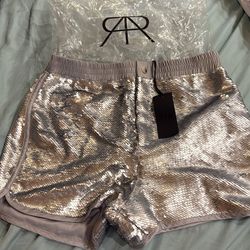 RTA beautiful crystal sequence hot pants $50 obo medium