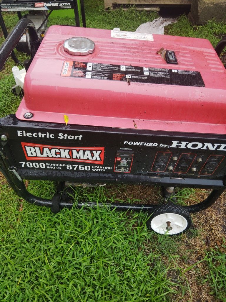 7000 Running Watts, 8750 Starting Watts Electric Generator (Parts Only)