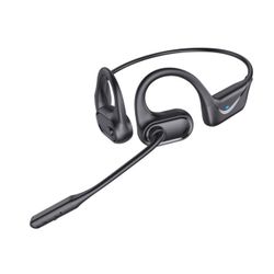Noise Cancelling Wireless Bluetooth Headset Open Ear Headphones with Microphone