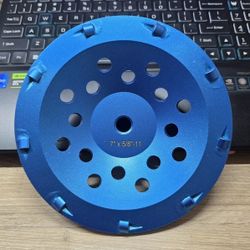 Disco PCD 7” Diamante 9 Segmentos Quita Epoxi Pintura Concreto