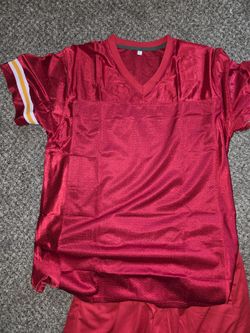 Blank Football Jersey Chiefs Color Customize 