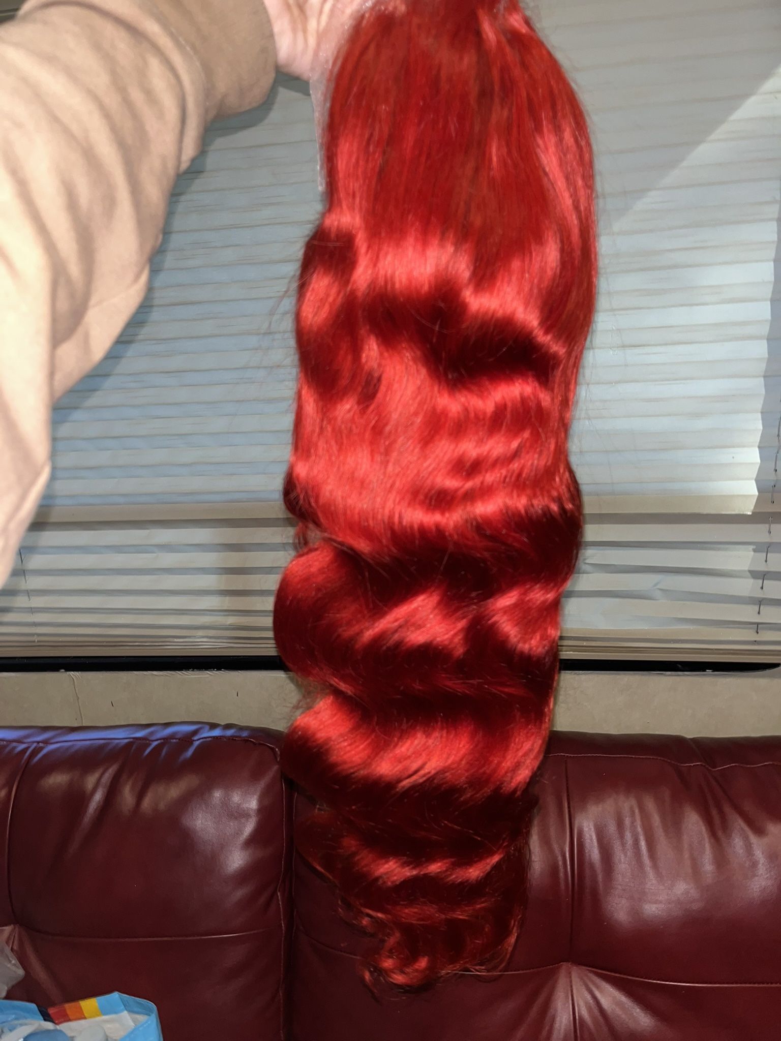 30 Inch Red Body Wave