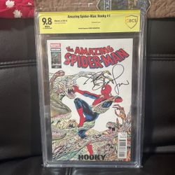 Spider-Man Hooky CBCS Graded Comic Signed By Bernie Wrightson
