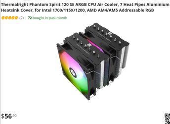 Thermalright Phantom Spirit 120 SE ARGB dual-tower CPU cooler