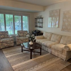 Classic Sherrill Couch & Chairs