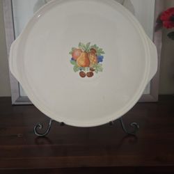 Vintage NASCO Fruit Platter 🍐🍒 – 13” Made in USA