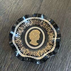 Ruffled Vintage  Decorative Dress Plate - Ashtray