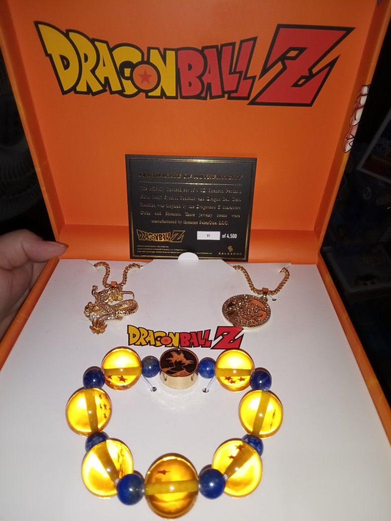Dragon Ball Z Bracelet Goku Pendant & Shenron Pendant