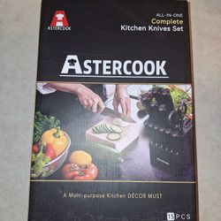 Astercook 15 Pcs Knife Set 
