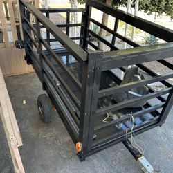 Custom Made Trailer Ready To Go Very Strong And Easy To Move 