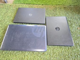 Title: 3 Laptops for Parts/Repair – HP, Dell, HP 2000 (No Chargers, Not Working)