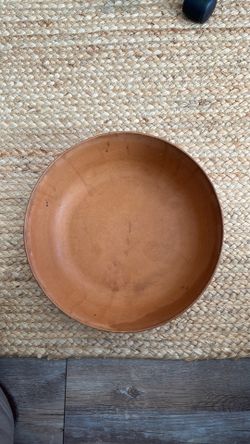 Ellinger’s Agatized Wood Bowl Vintage Sheboygan