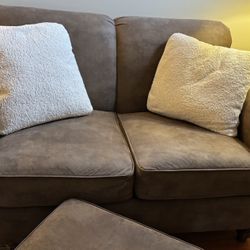 Couch, Loveseat, Ottoman