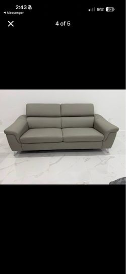 Leather sofa set 3