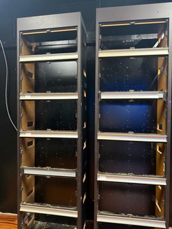 5 display shelves (rest in other pics) for shop/store