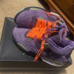 Canyon purple Jordan 4 Size 10 Men 