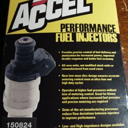 ACCEL PERFORMANCE FUEL INJECTORS 24LBS/HR 24# 24LB