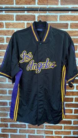 Vintage Los Angeles Button Up  Basketball Jersey