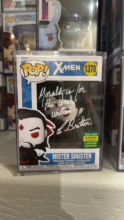 Mr Sinister autographed Funko Pop