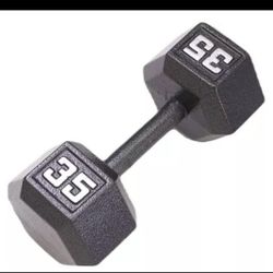 Fitness Gear Cast Hex Dumbbell- Single db - 35 - New- Never Used
