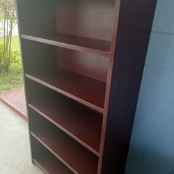 Bookcase,very Nice And Clean,,shelves Can Be Adjusted